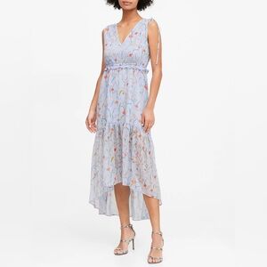 Banana Republic Floral Ruched Maxi Dress